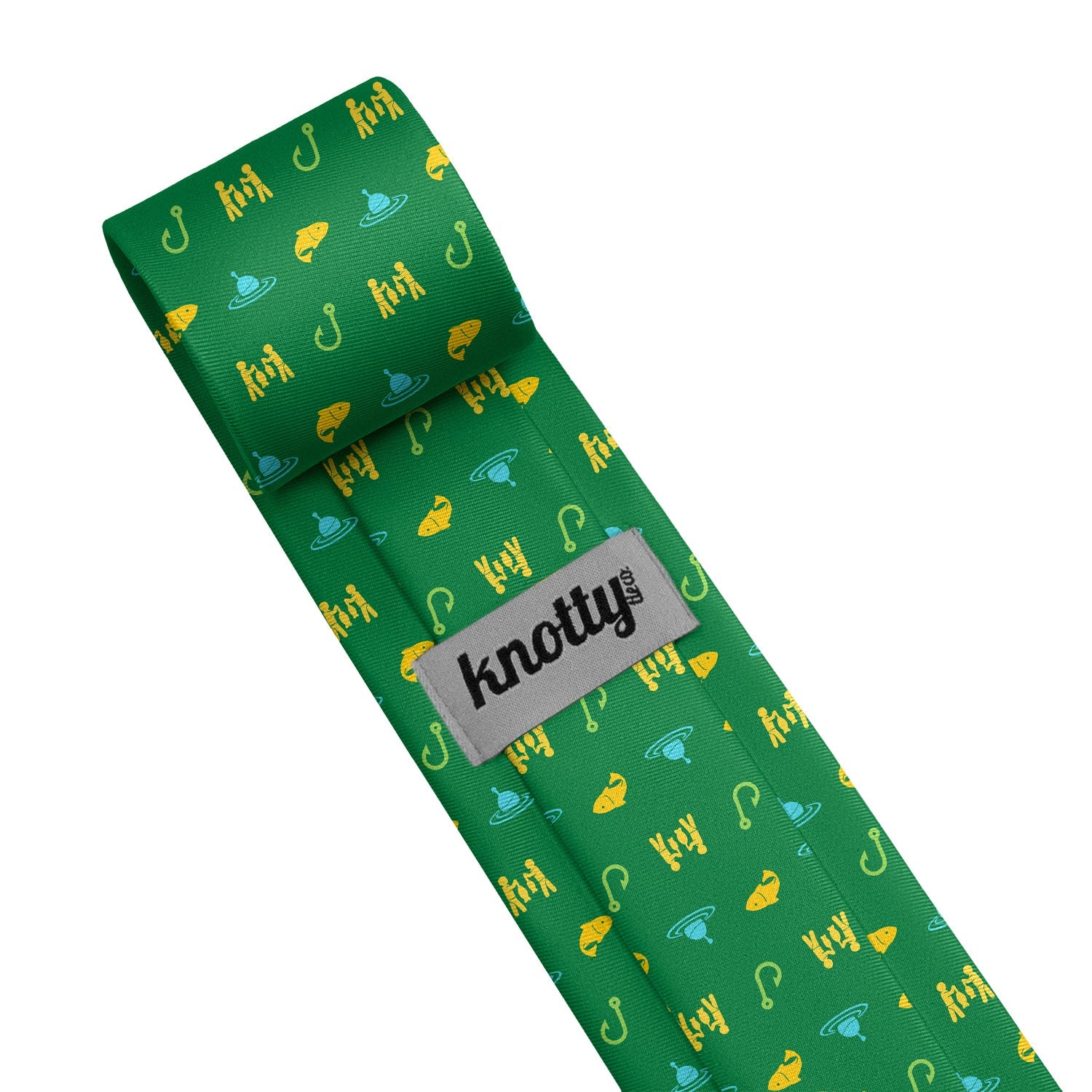 Fishing With Friends Necktie - Tag - Knotty Tie Co.