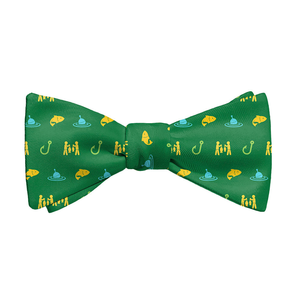 Fishing with Friends Bow Tie - Adult Standard Self-Tie 14-18" -  - Knotty Tie Co.