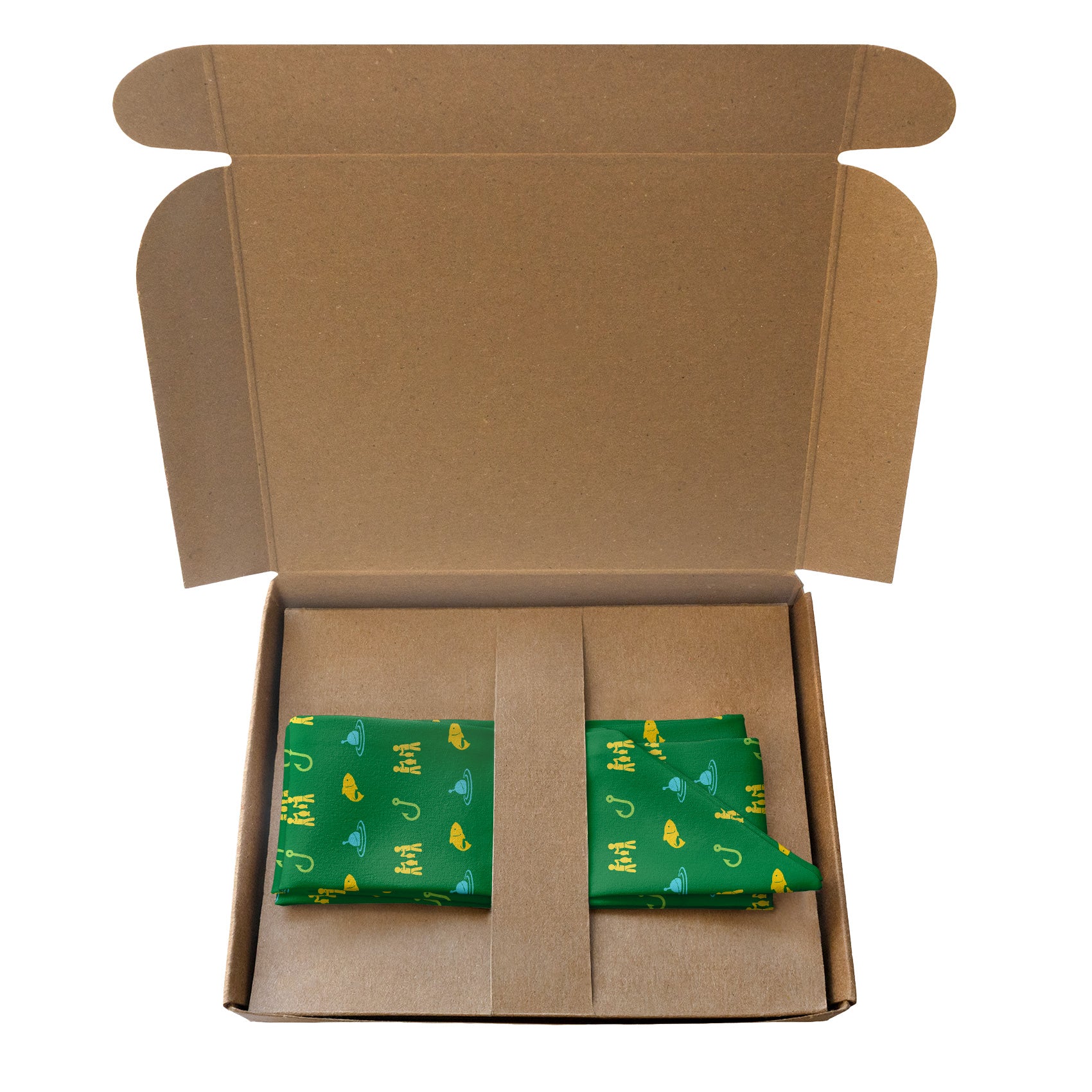 Fishing With Friends Hair Scarf - Packaging - Knotty Tie Co.