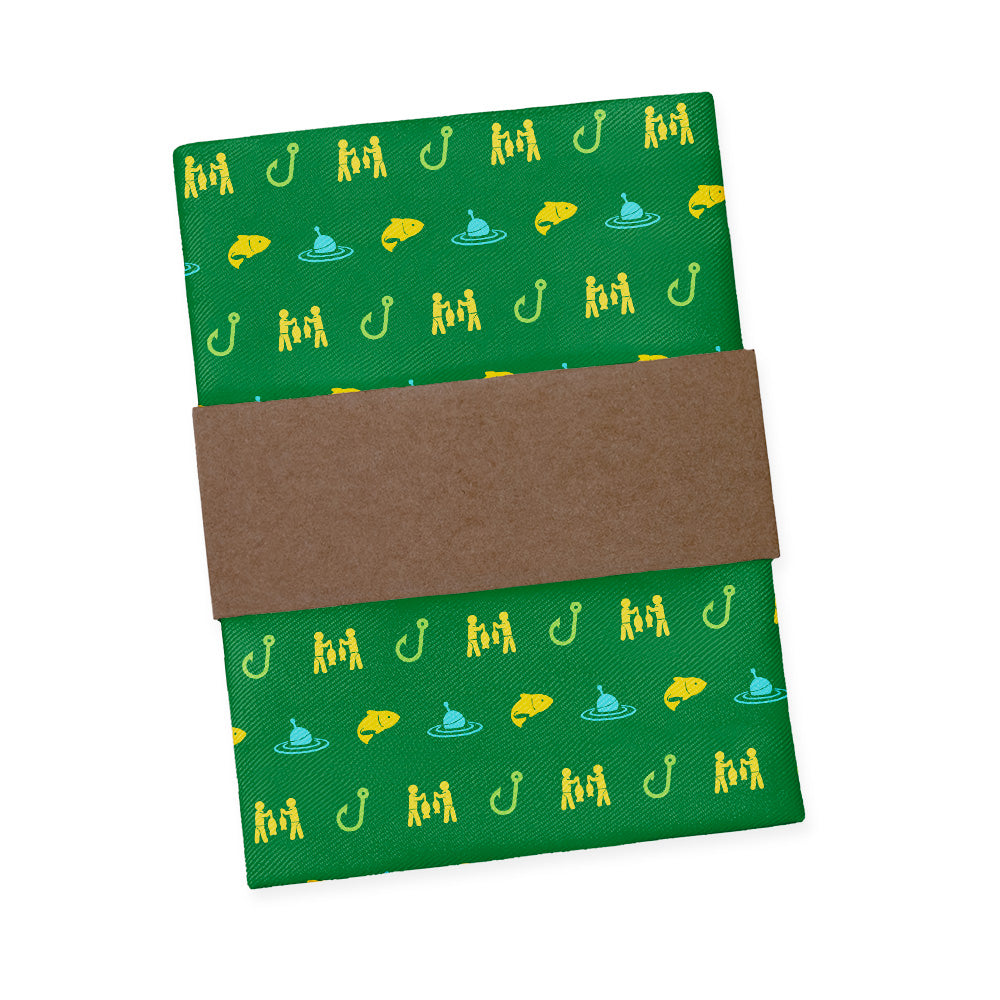 Fishing With Friends Pocket Square - Packaging - Knotty Tie Co.