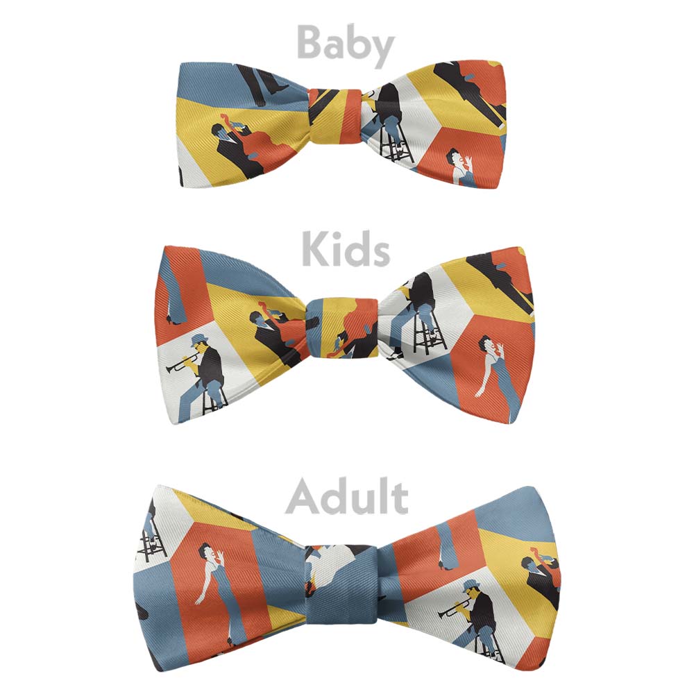 Five Points Jazz Bow Tie - Bow Sizes - Knotty Tie Co.