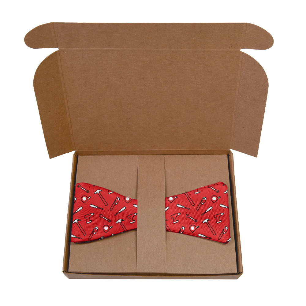 Fix-It Tools Bow Tie - Kraft Gift Box Packaging - Knotty Tie Co.