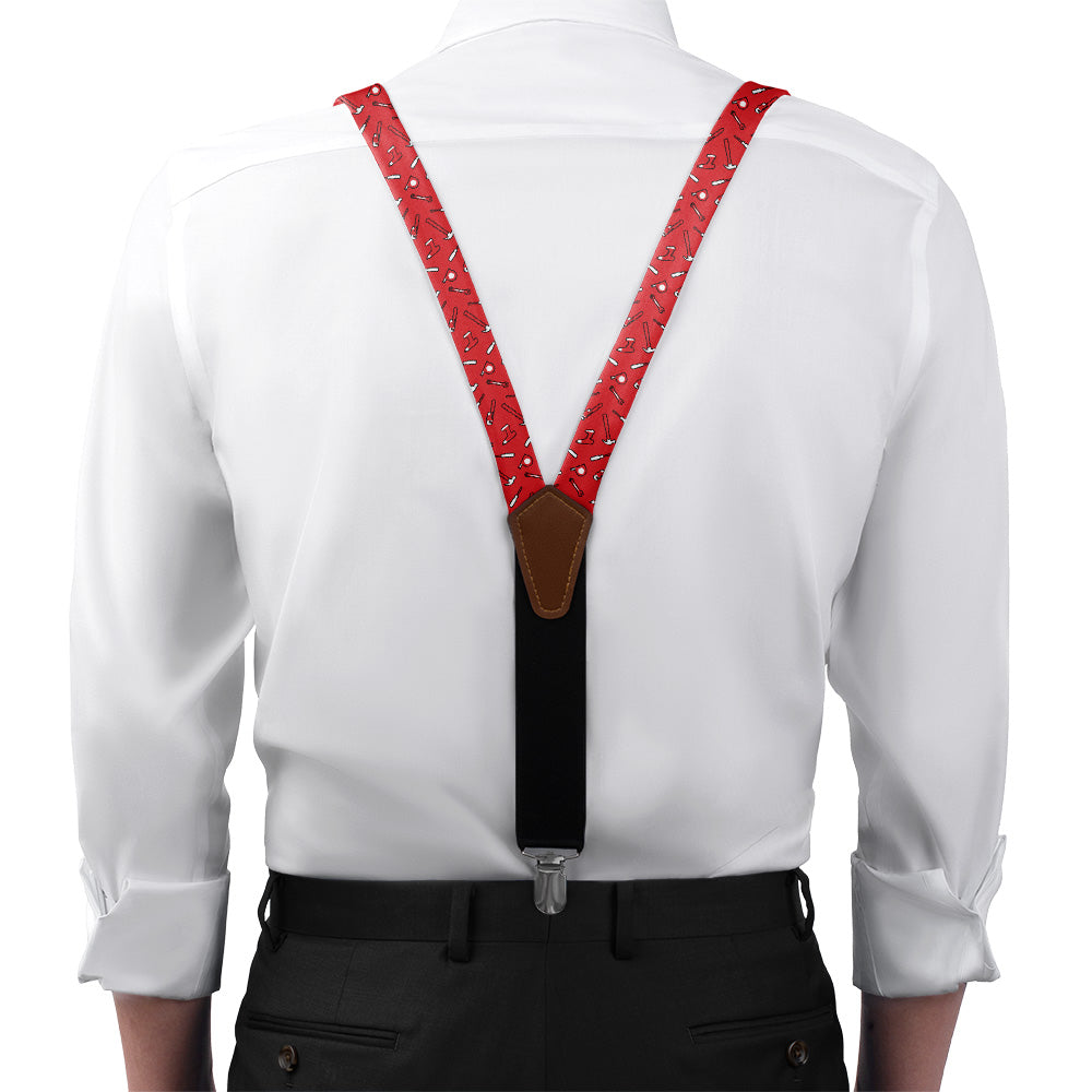 Fix-It Tools Suspenders - On Model Back View - Knotty Tie Co.