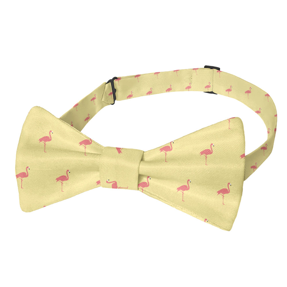Flamingos Bow Tie - Pre-Tied Bow Tie - Knotty Tie Co.