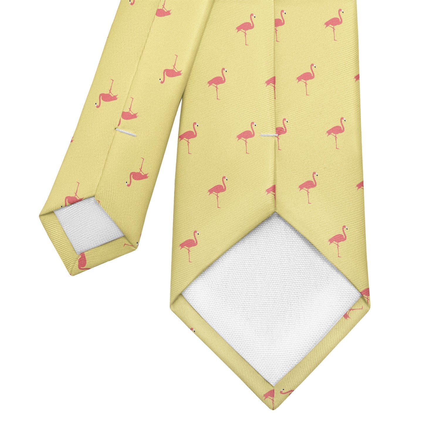 Flamingos Necktie - Tipping - Knotty Tie Co.