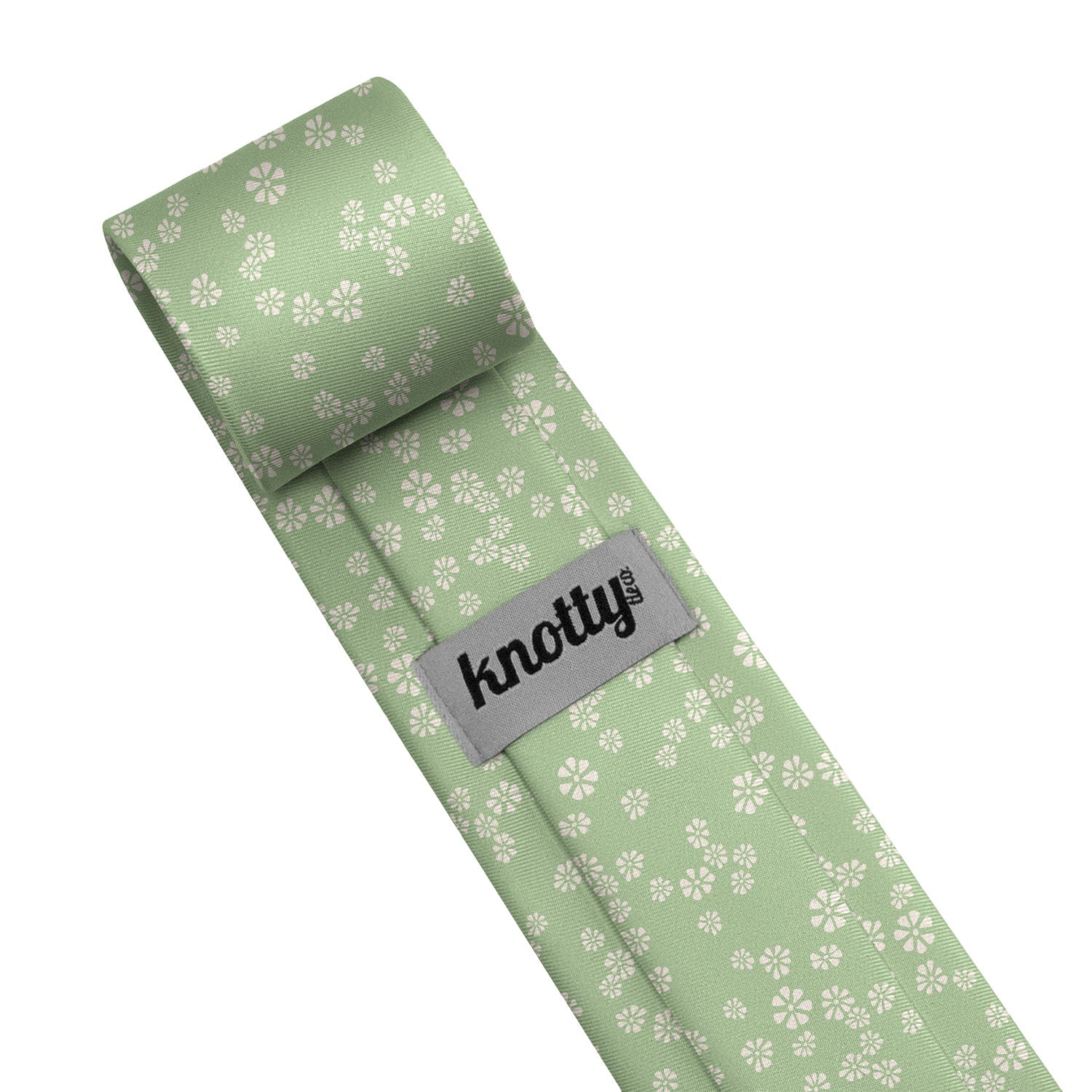 Floating Floral Necktie - Tag - Knotty Tie Co.