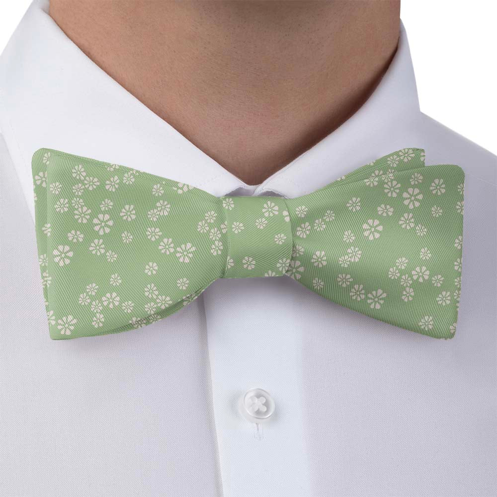 Floating Floral Bow Tie - Bow Tie with Dress Shirt - Knotty Tie Co.