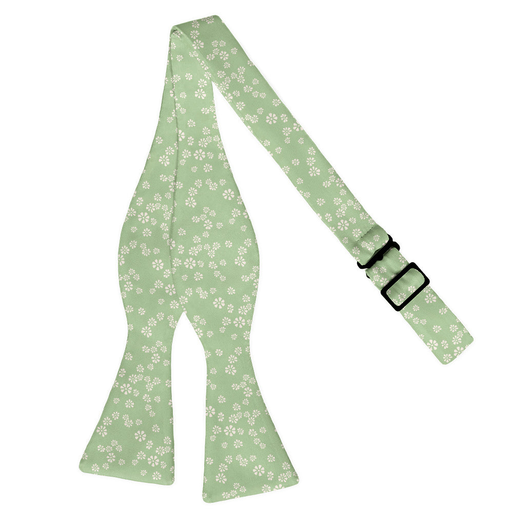 Floating Floral Bow Tie - Self Tie Flat - Knotty Tie Co.