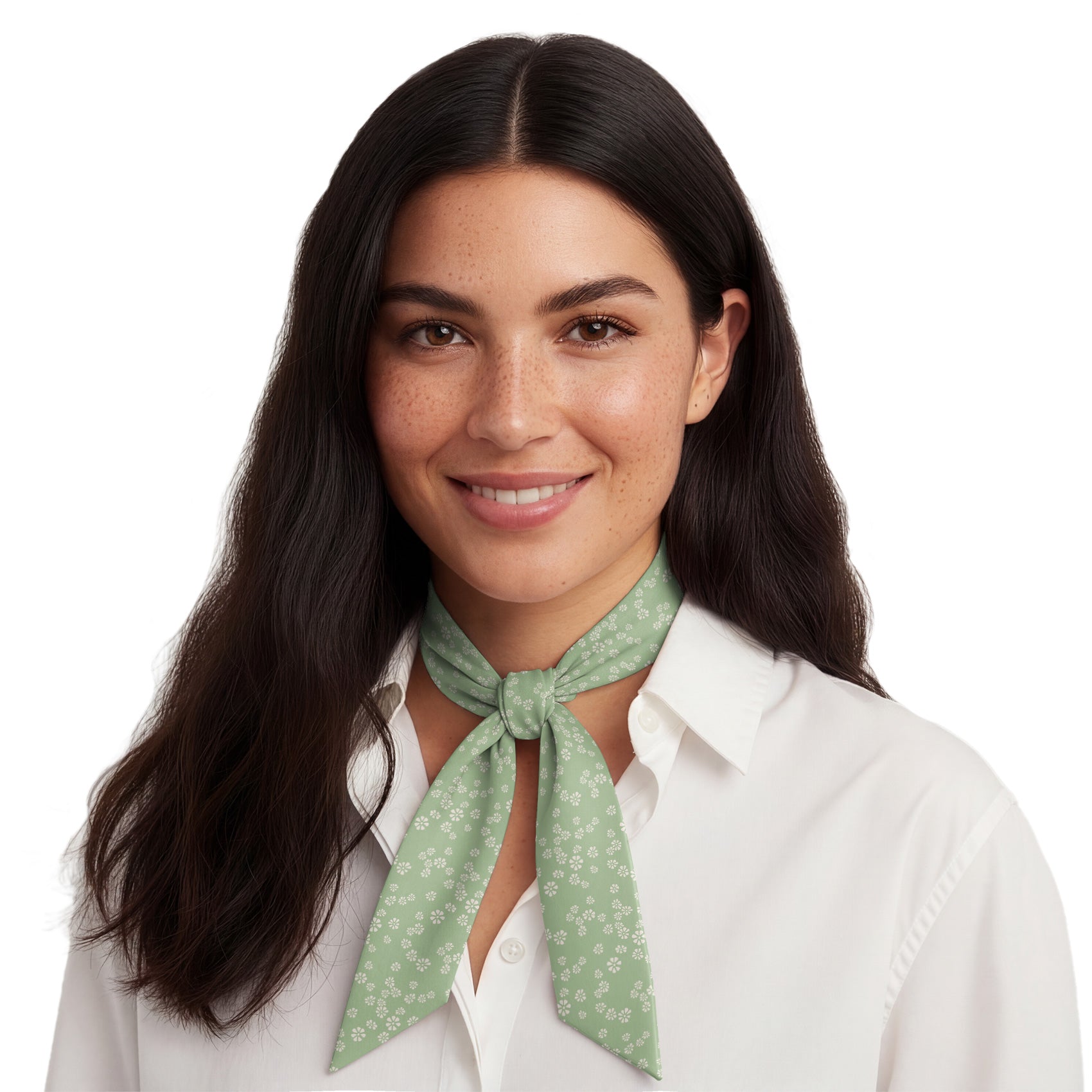 Floating Floral Hair Scarf - Neck Scarves - Knotty Tie Co.