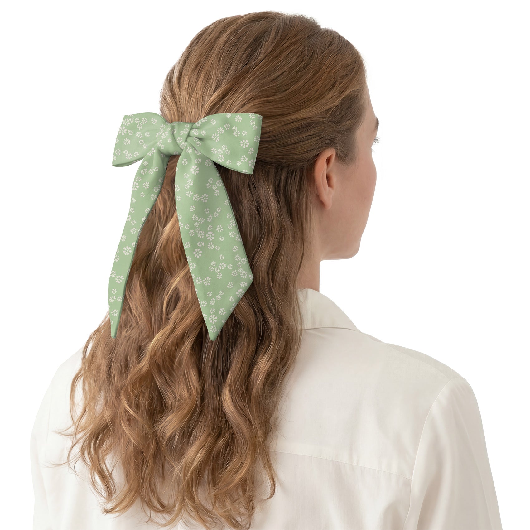 Floating Floral Hair Scarf - Hair Scarf - Knotty Tie Co.