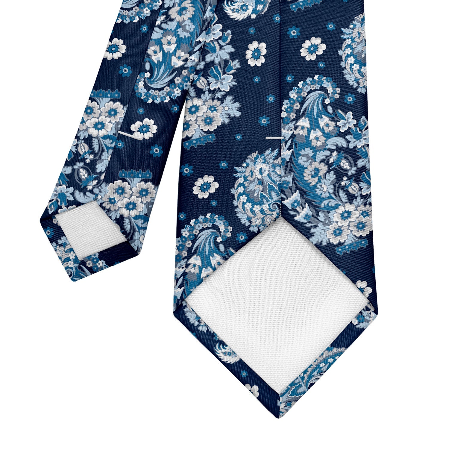 Floral Paisley Necktie - Tipping - Knotty Tie Co.