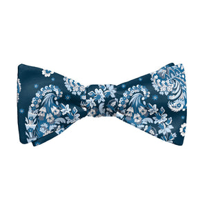Floral Paisley Bow Tie - Adult Standard Self-Tie 14-18" -  - Knotty Tie Co.