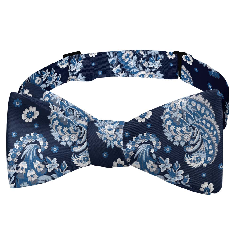 Floral Paisley Bow Tie - Self Tie Bow Tie - Knotty Tie Co.