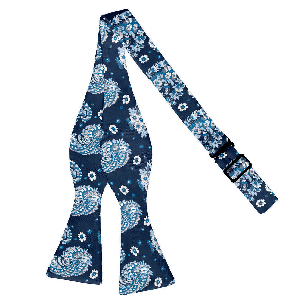 Floral Paisley Bow Tie - Self Tie Flat - Knotty Tie Co.