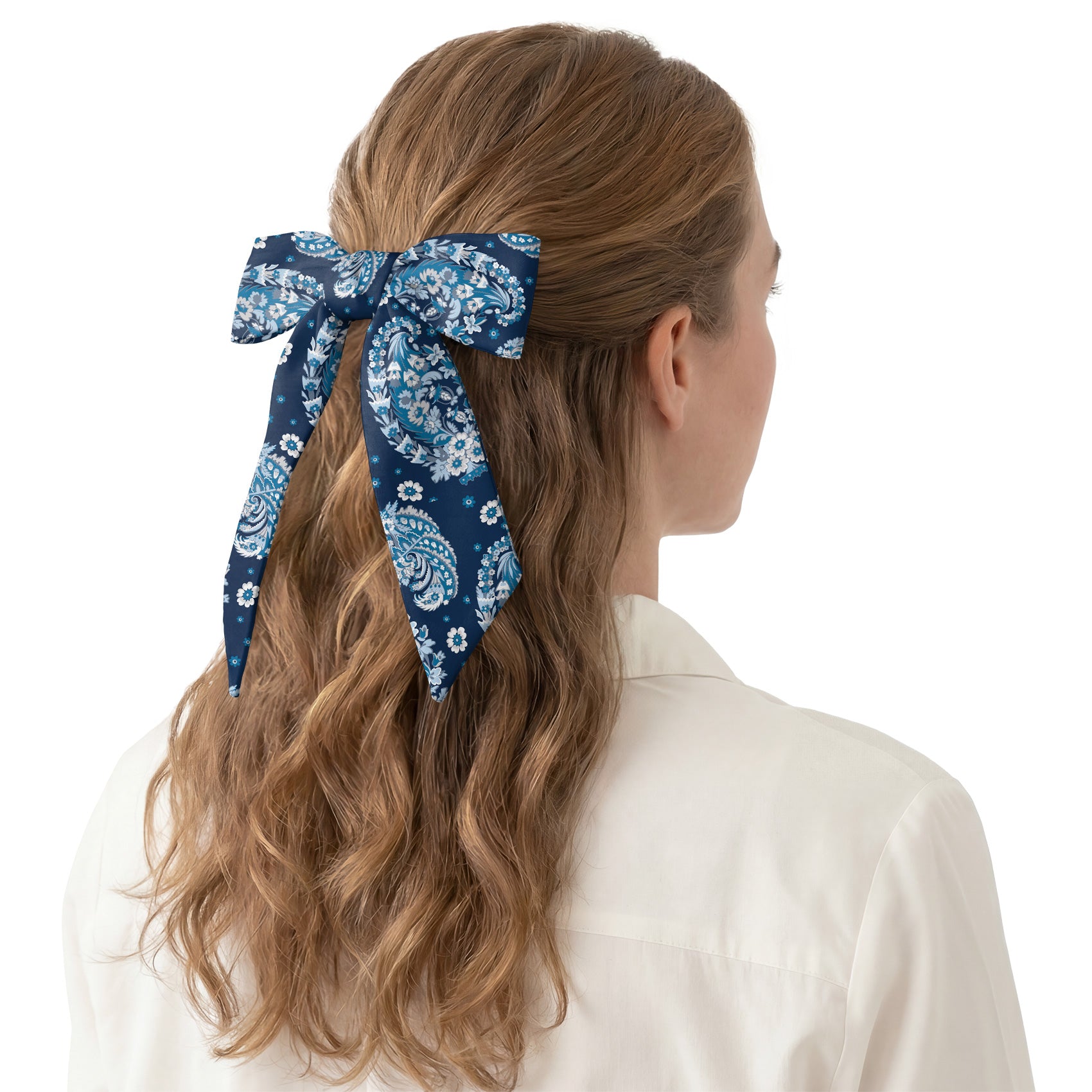Floral Paisley Hair Scarf - Hair Scarf - Knotty Tie Co.
