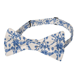 Floral Toile Bow Tie - Adult Pre-Tied 12-22" -  - Knotty Tie Co.