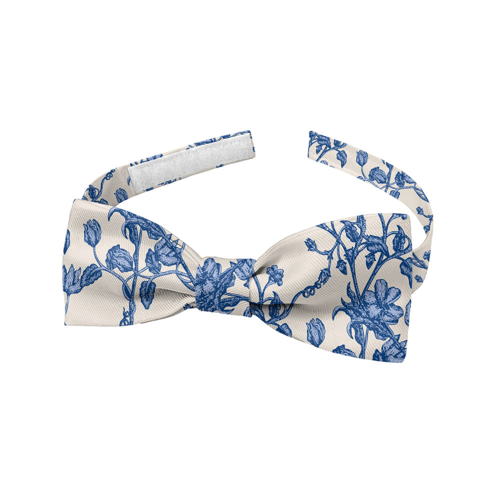 Floral Toile Bow Tie - Baby Pre-Tied 9.5-12.5" -  - Knotty Tie Co.