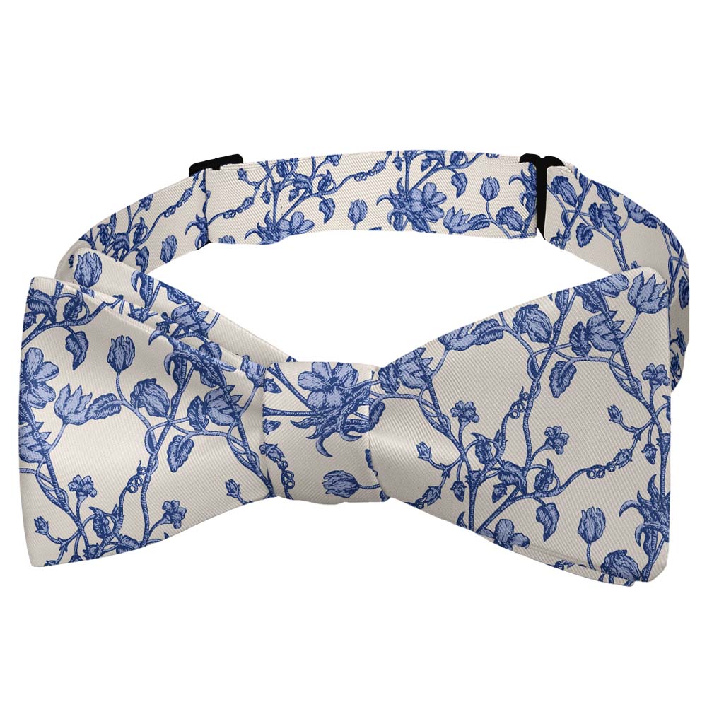 Floral Toile Bow Tie - Self Tie Bow Tie - Knotty Tie Co.