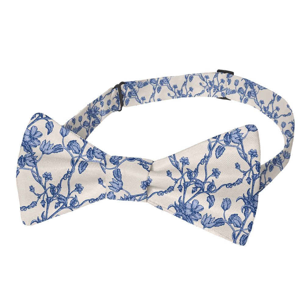 Floral Toile Bow Tie - Pre-Tied Bow Tie - Knotty Tie Co.