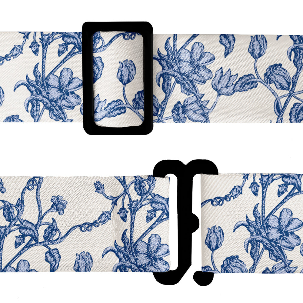 Floral Toile Bow Tie - Bow Tie Hardware - Knotty Tie Co.
