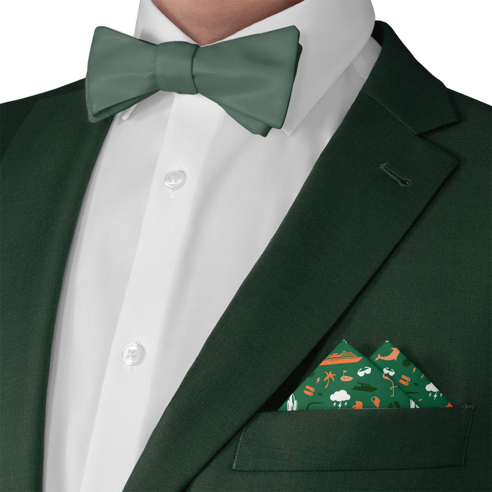 Florida State Heritage Pocket Square - Matching Bow Tie - Knotty Tie Co.