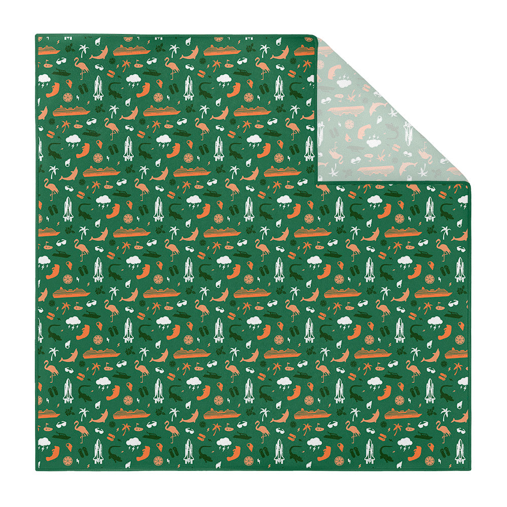 Florida State Heritage Pocket Square - Printed - Knotty Tie Co.