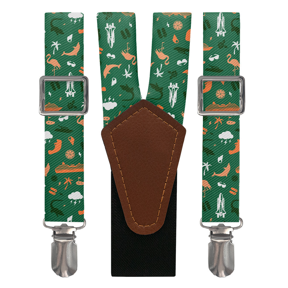 Florida State Heritage Suspenders - Main View - Knotty Tie Co.