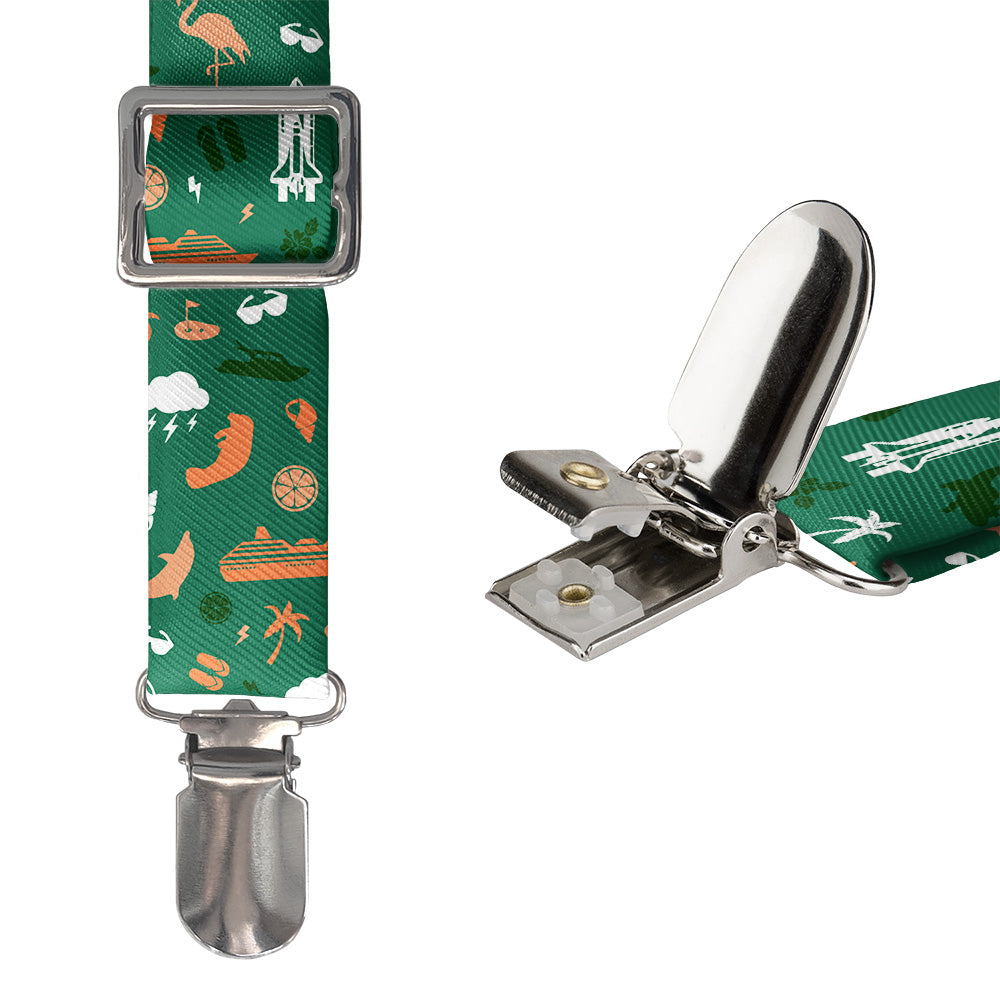 Florida State Heritage Suspenders - Hardware and Strap - Knotty Tie Co.
