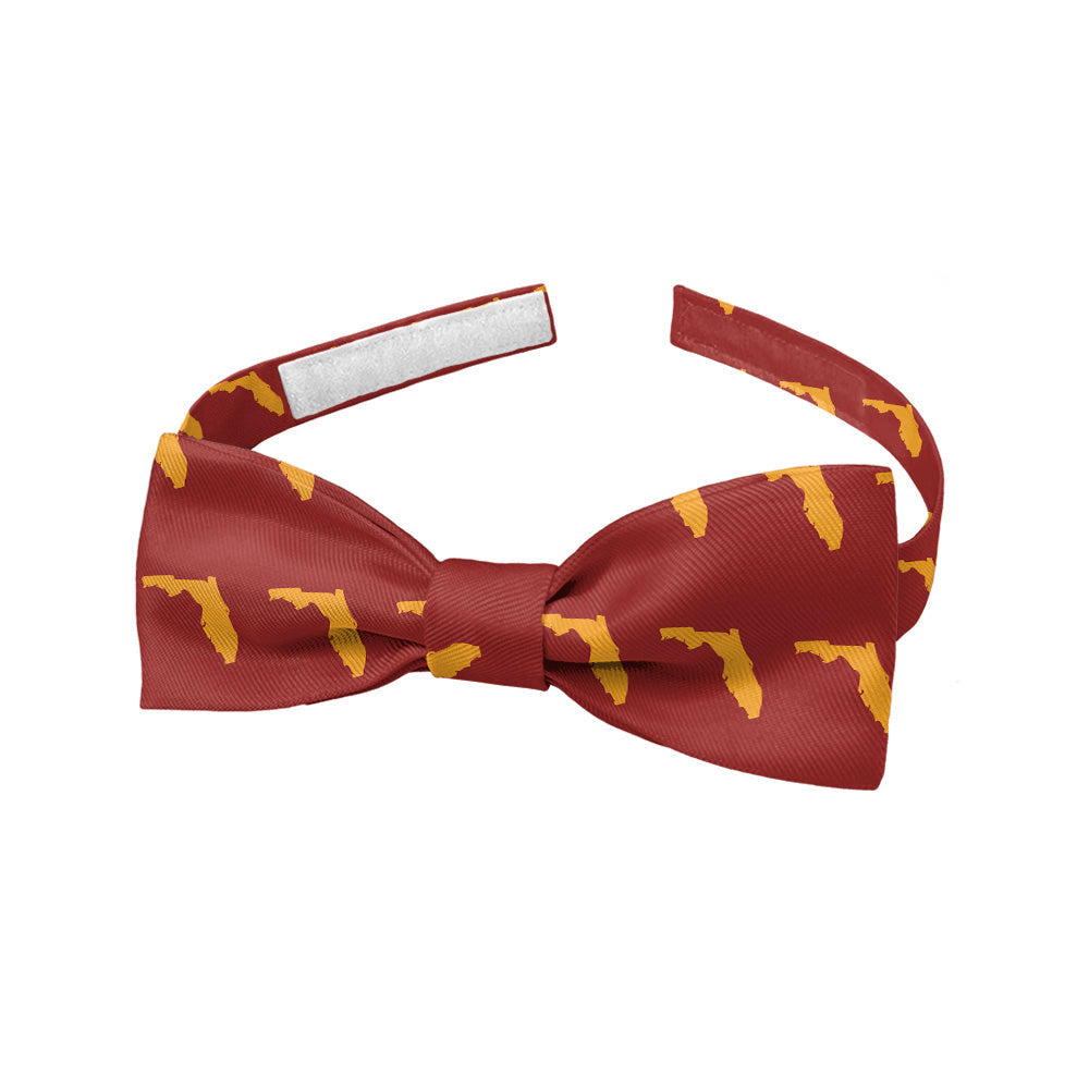 Florida State Outline Bow Tie - Baby Pre-Tied 9.5-12.5" -  - Knotty Tie Co.