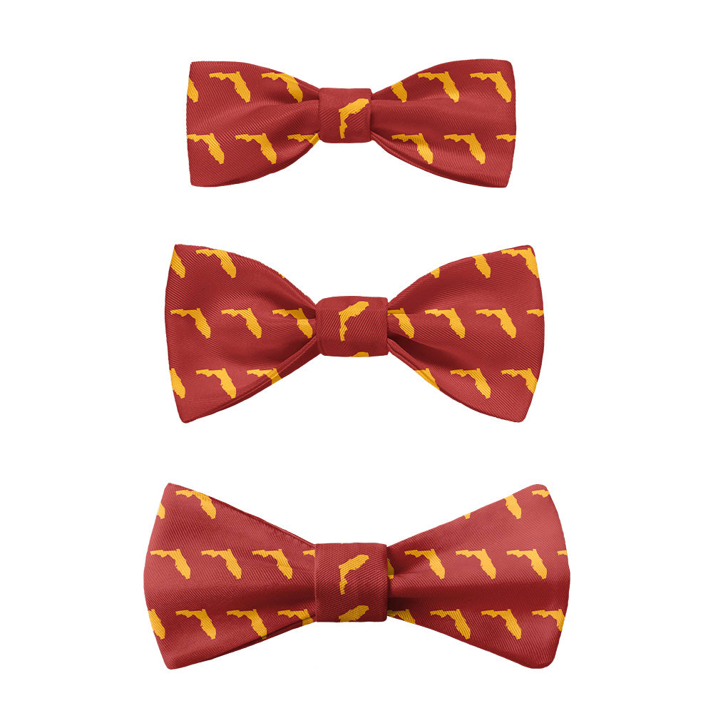 Florida State Outline Bow Tie -  -  - Knotty Tie Co.