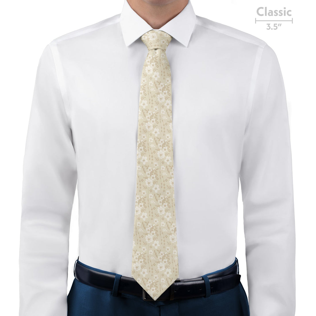 Flowy Floral Necktie - Classic - Knotty Tie Co.