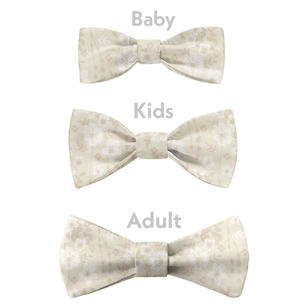 Flowy Floral Bow Tie - Bow Sizes - Knotty Tie Co.
