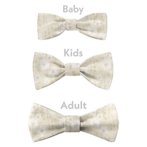 Flowy Floral Bow Tie - Bow Sizes - Knotty Tie Co.