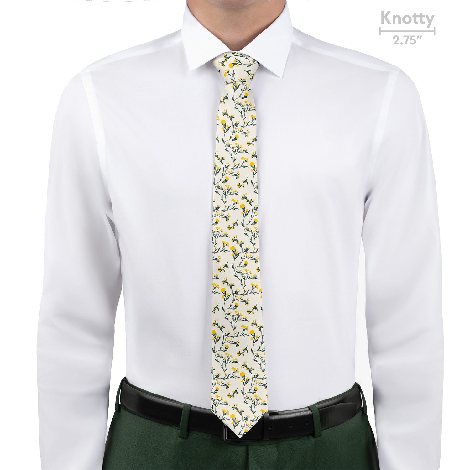 Folksy Floral Necktie - Knotty - Knotty Tie Co.