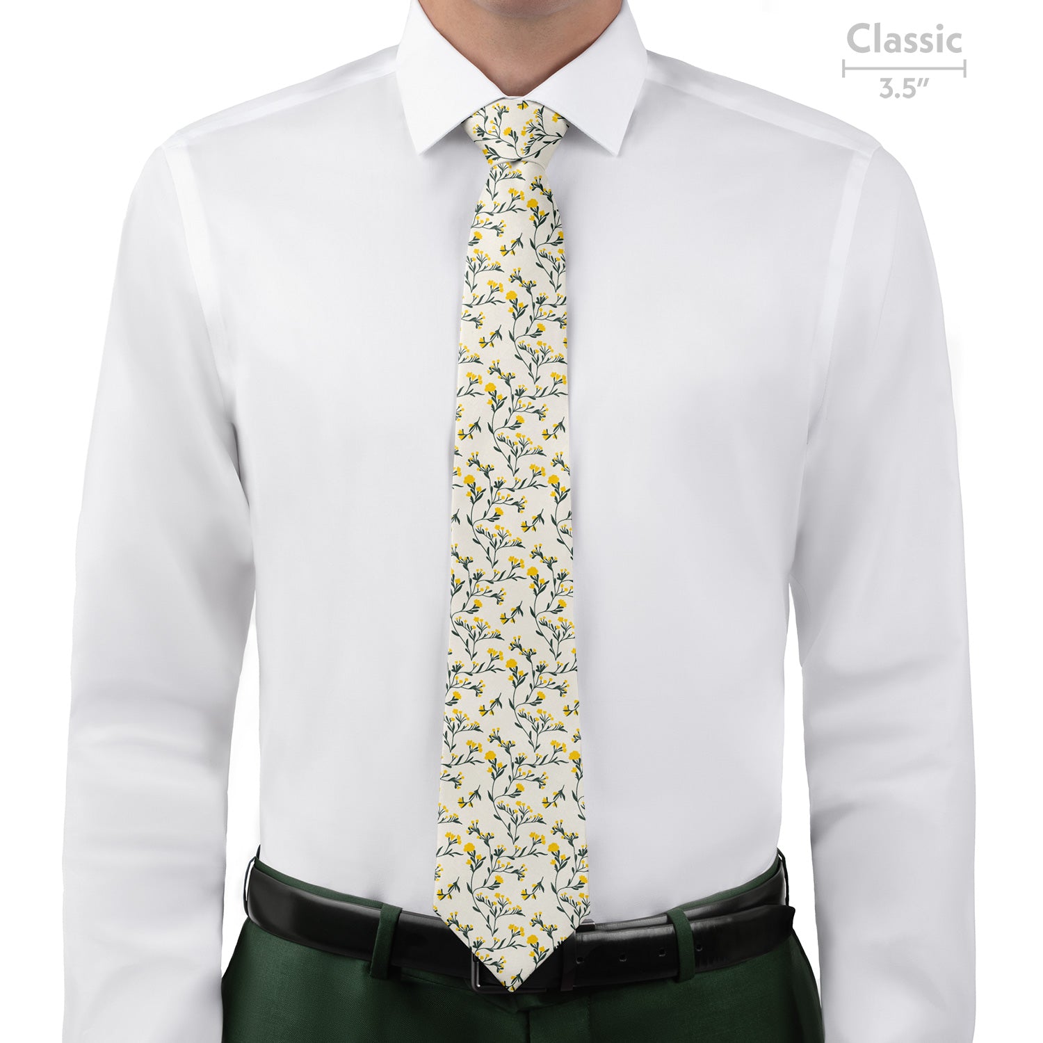 Folksy Floral Necktie - Classic  - Knotty Tie Co.