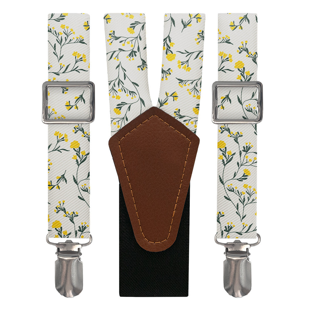Folksy Floral Suspenders - Main View - Knotty Tie Co.