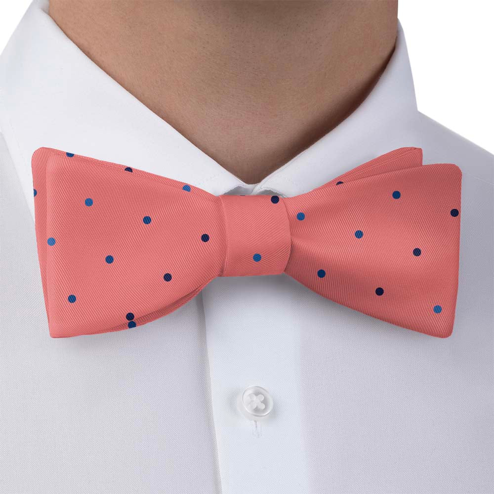 Four Color Denver Dots Bow Tie - Self Tie Bow Tie - Knotty Tie Co.