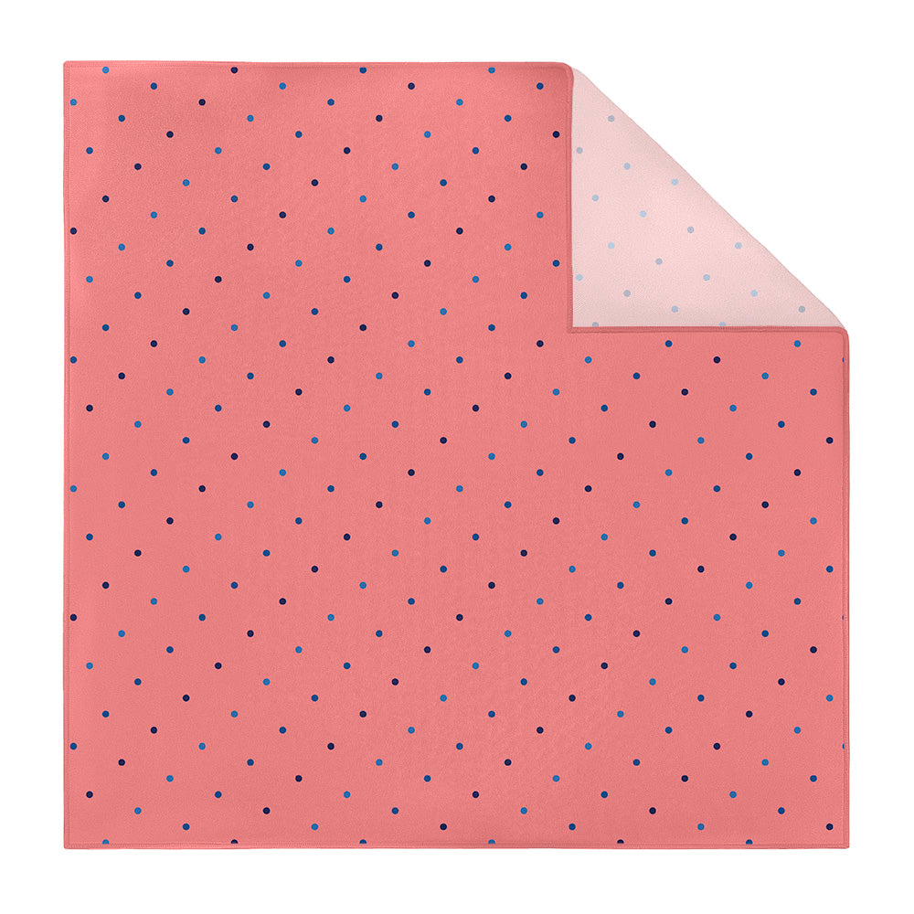 Four Color Denver Dots Pocket Square - Printed - Knotty Tie Co.
