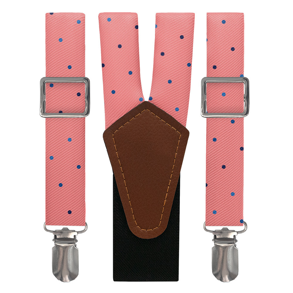 Four Color Denver Dots Suspenders - Main View - Knotty Tie Co.