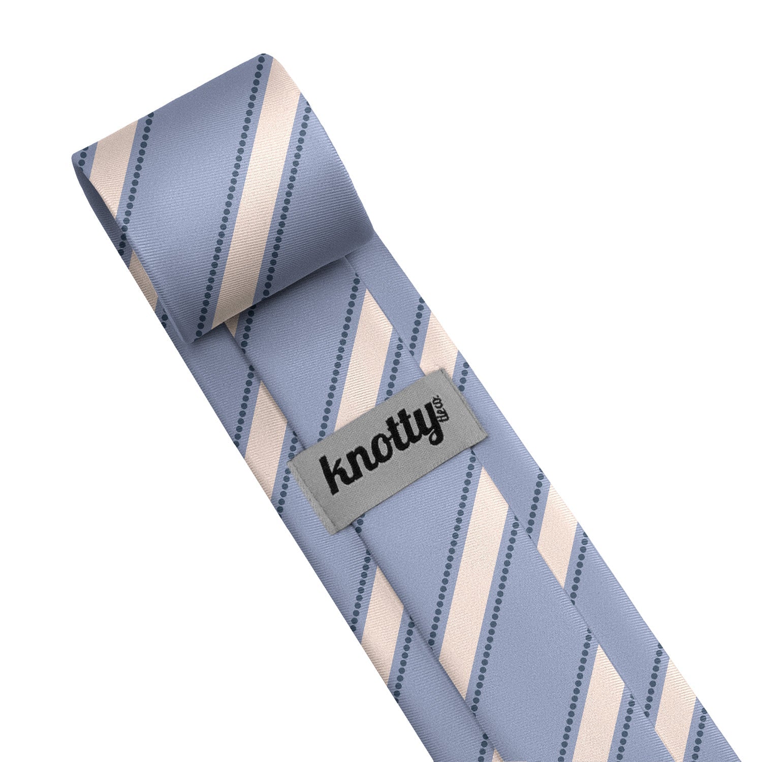 Fox Stripe Necktie - Tag - Knotty Tie Co.