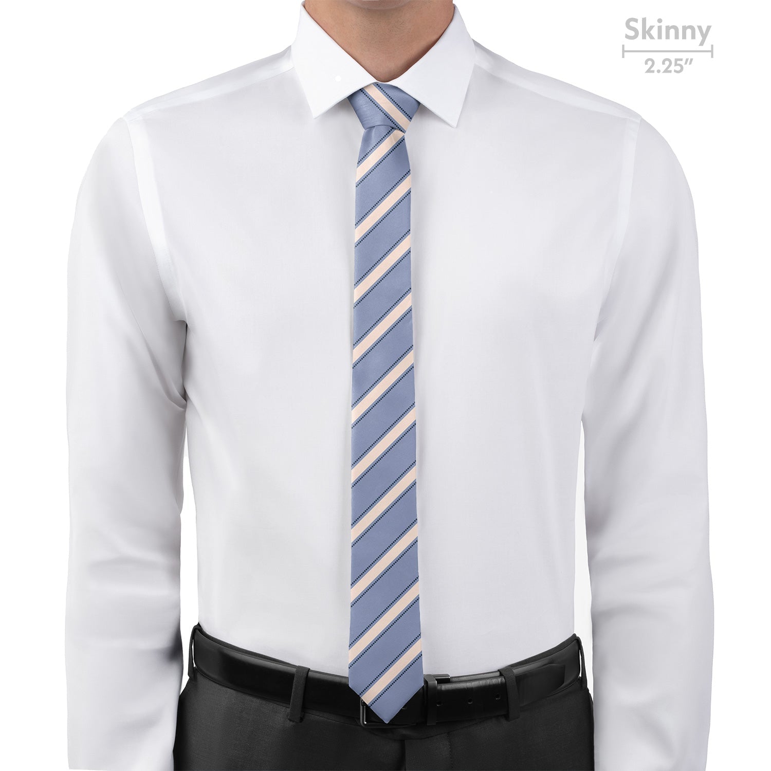 Fox Stripe Necktie - Skinny - Knotty Tie Co.