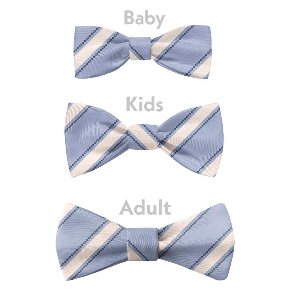 Fox Stripe Bow Tie - Bow Sizes - Knotty Tie Co.