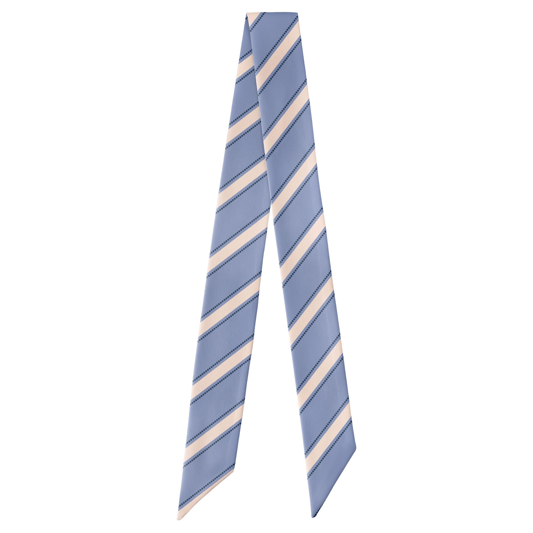 Fox Stripe Hair Scarf - Full View of Hair Scarf - Knotty Tie Co.