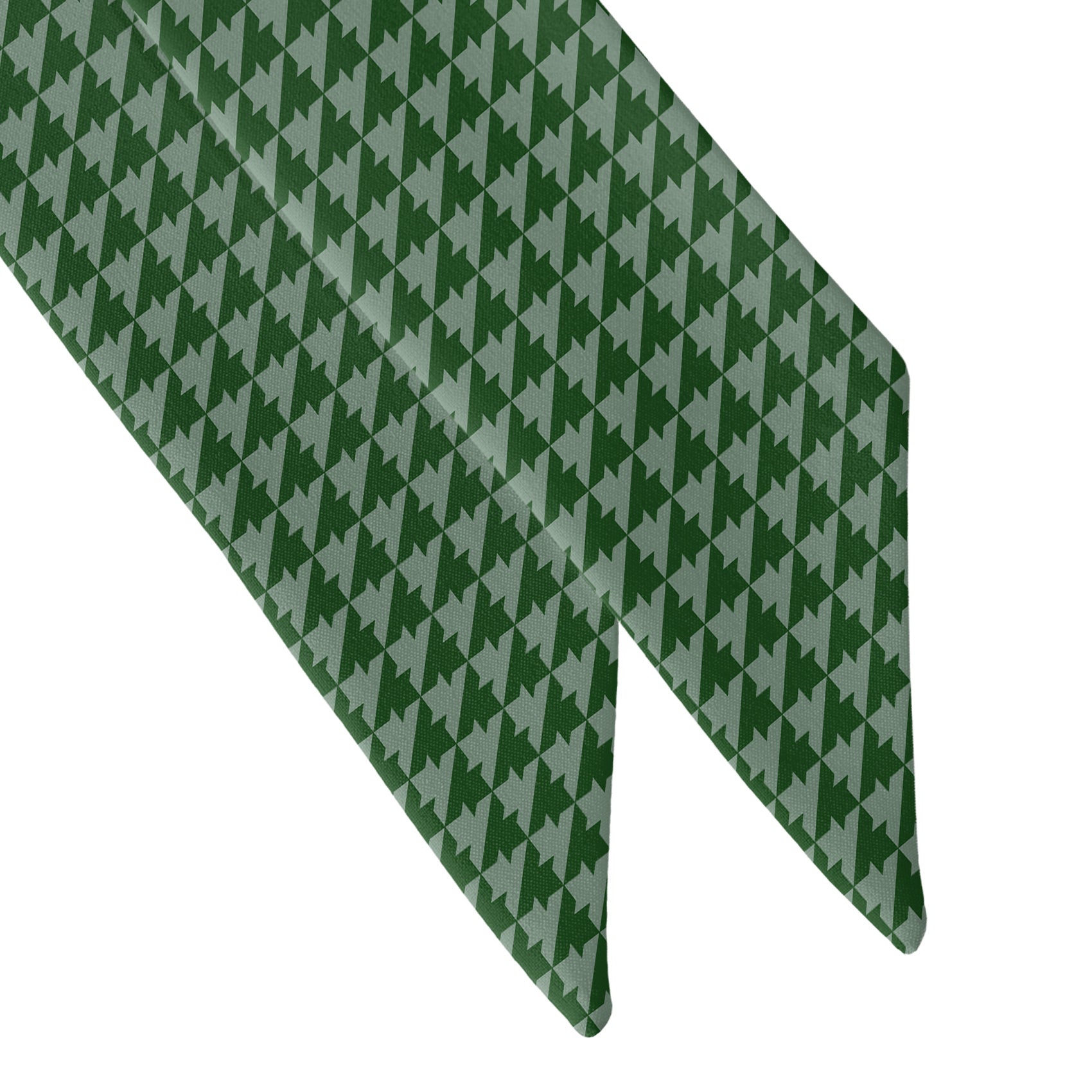 Foxtooth Hair Scarf - Scarf Tapered Ends - Knotty Tie Co.