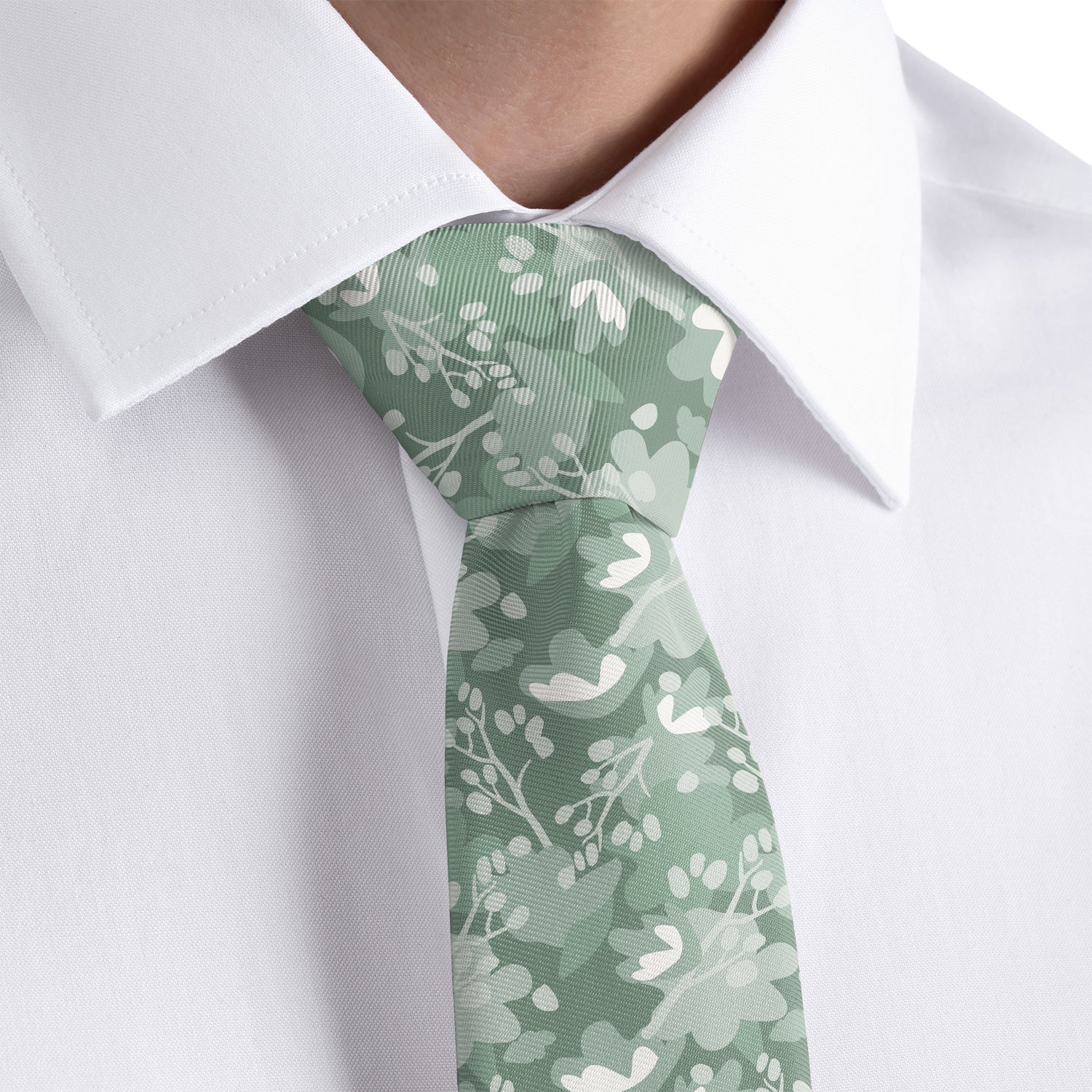 Francis Floral Necktie - Rolled - Knotty Tie Co.