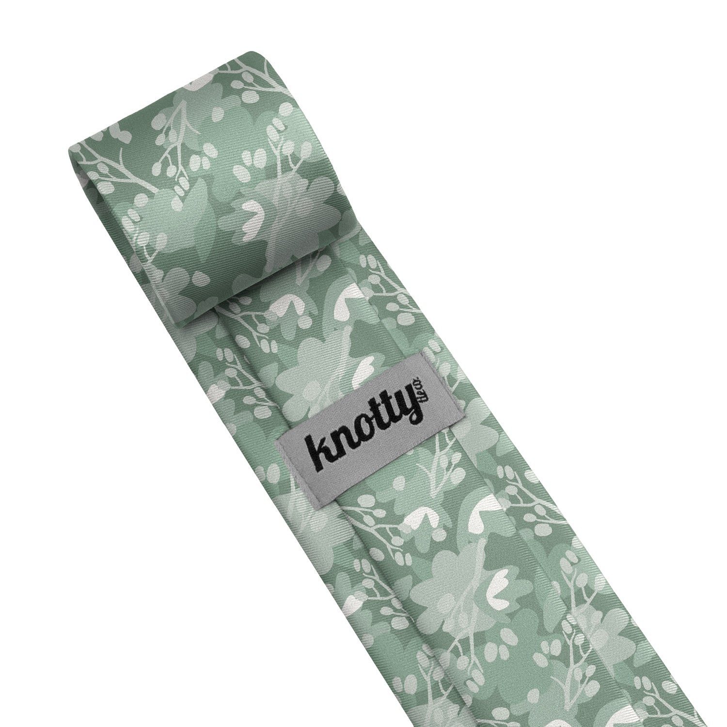 Francis Floral Necktie - Tag - Knotty Tie Co.