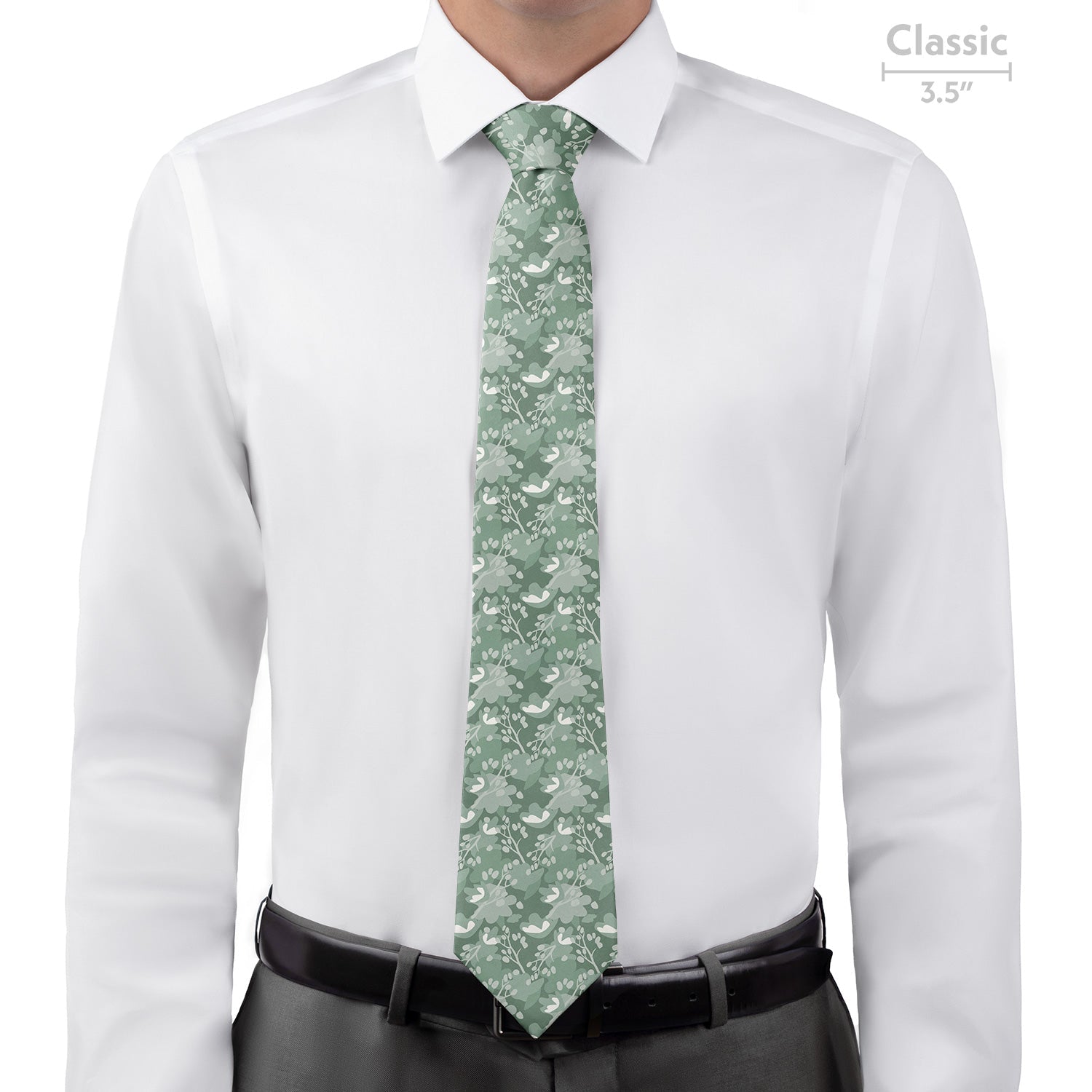Francis Floral Necktie - Classic - Knotty Tie Co.