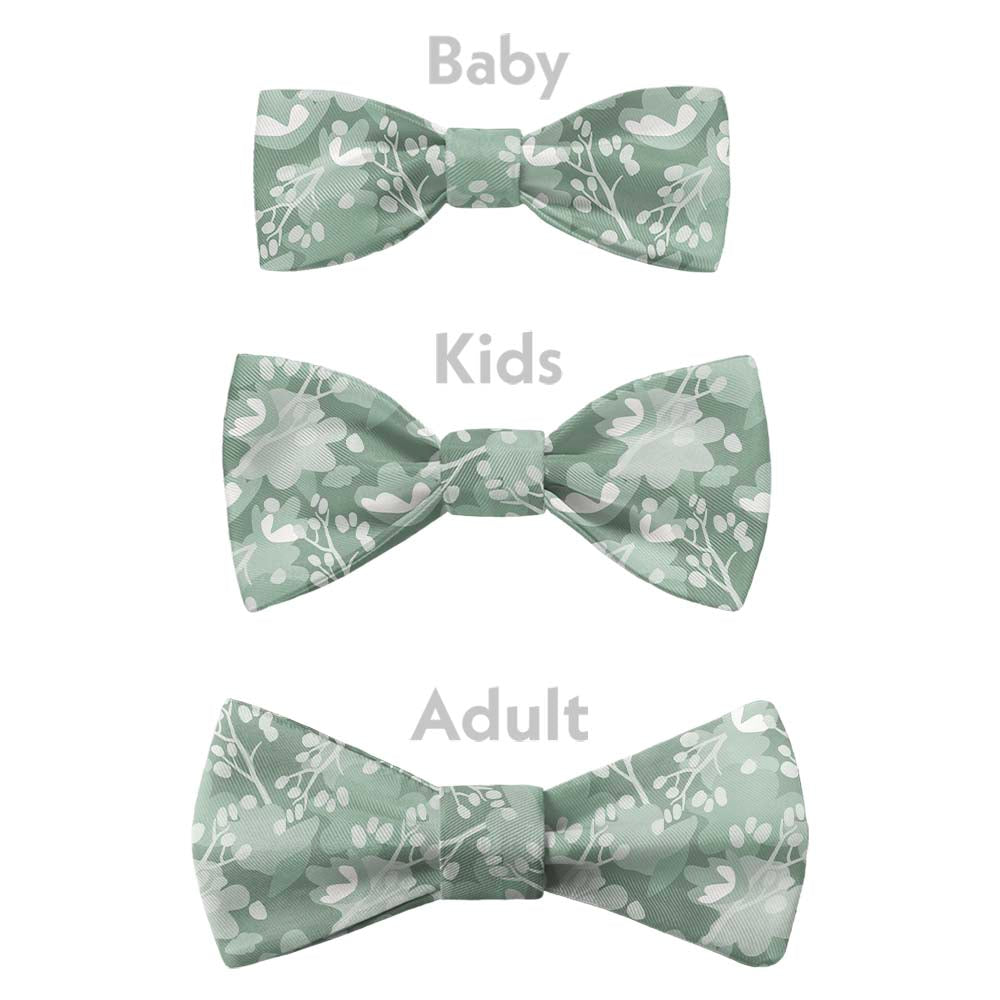 Francis Floral Bow Tie - Bow Sizes - Knotty Tie Co.