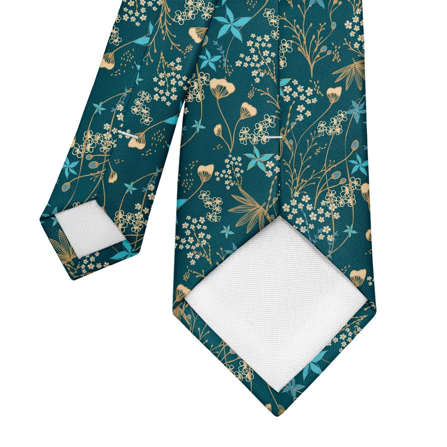Frankie Floral Necktie - Tipping - Knotty Tie Co.