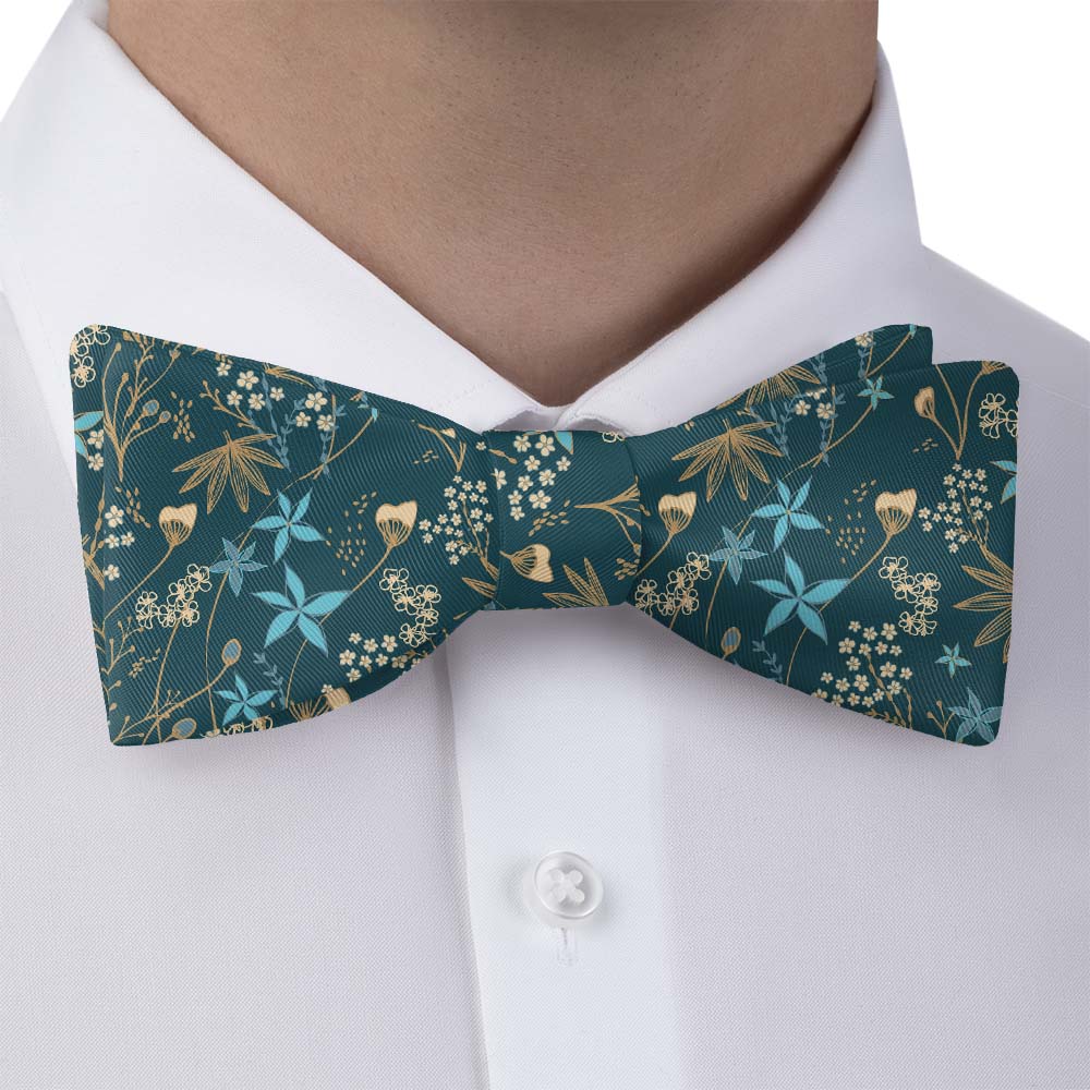 Frankie Floral Bow Tie - Bow Tie with Dress Shirt - Knotty Tie Co.
